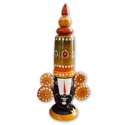 "Etikoppaka Wooden Lord Balaji - Click here to View more details about this Product